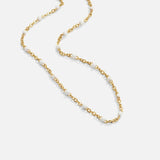 Solène | Clean White Pearl Necklace