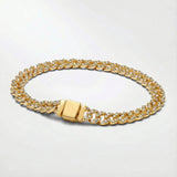 Adele | Moissanite Cuban Bracelet