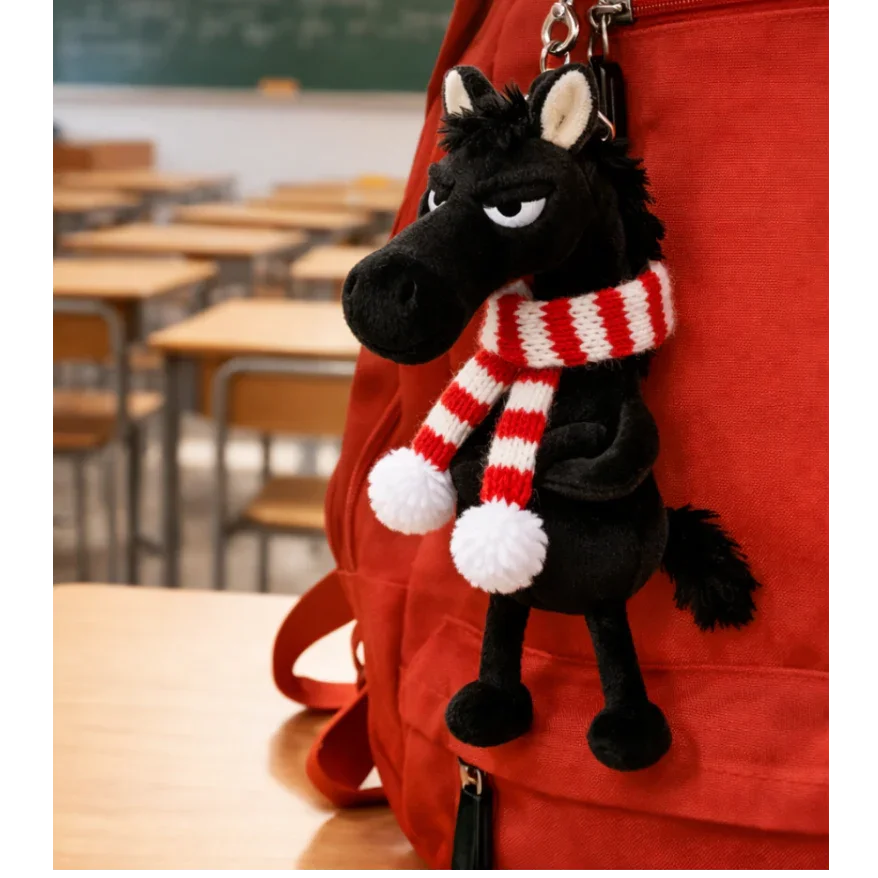 Black Horse – Handmade Soft Hand Puppet