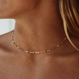 Noémie | Delicate Colorburst Choker Necklace