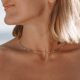 Noémie | Delicate Colorburst Choker Necklace