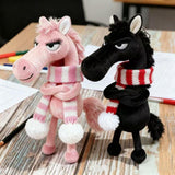 Black Horse – Handmade Soft Hand Puppet