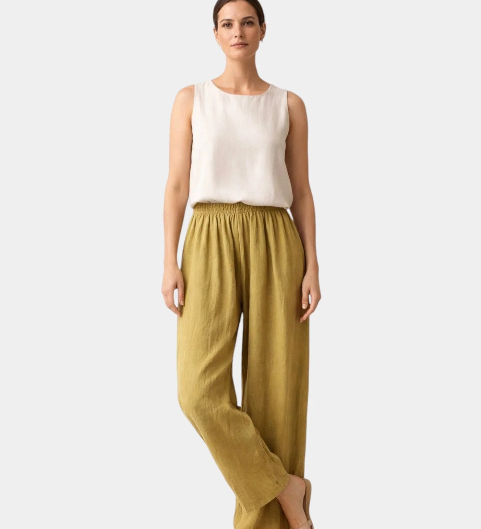 Alix | Cotton and Linen Pants