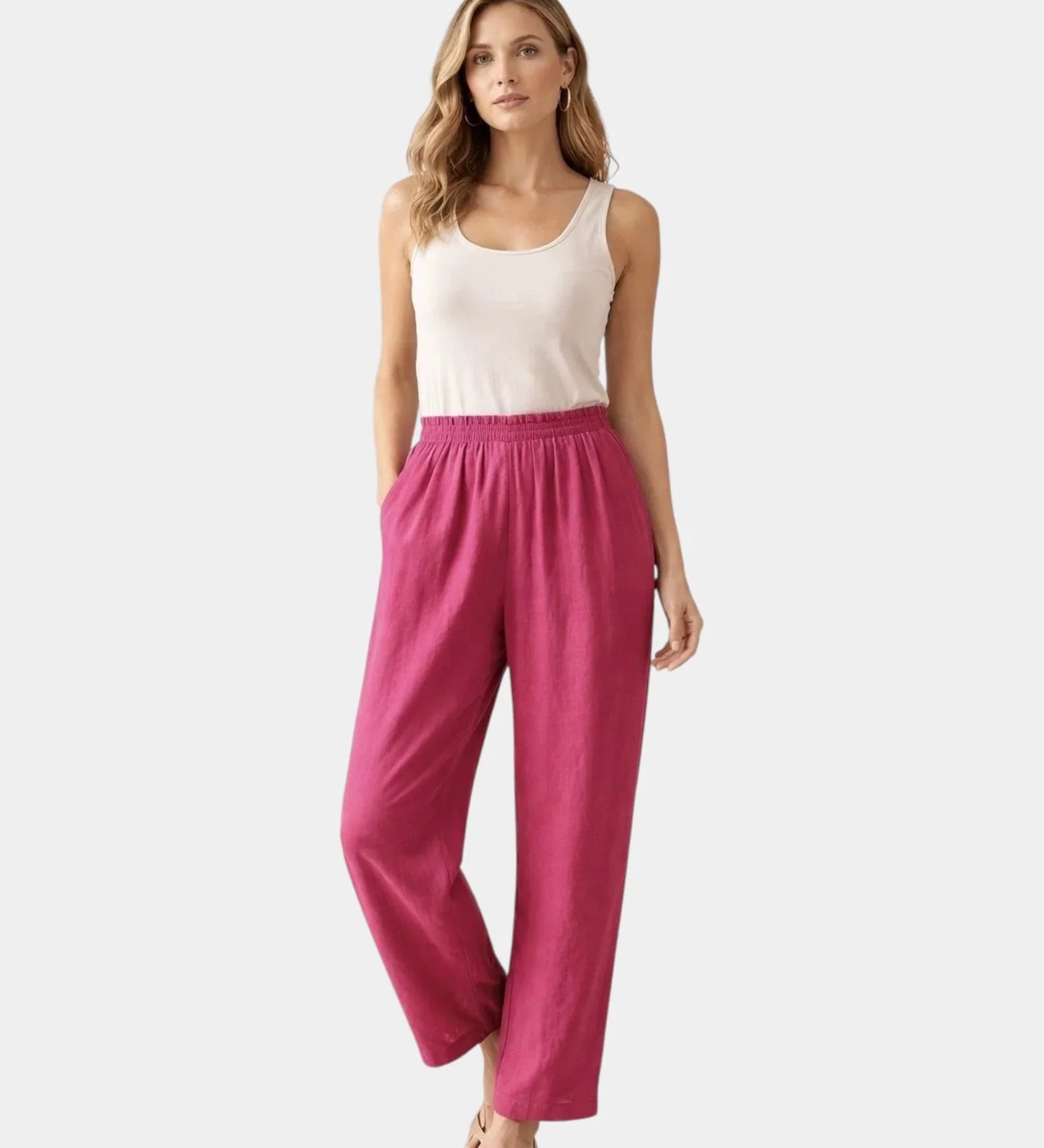 Alix | Cotton and Linen Pants
