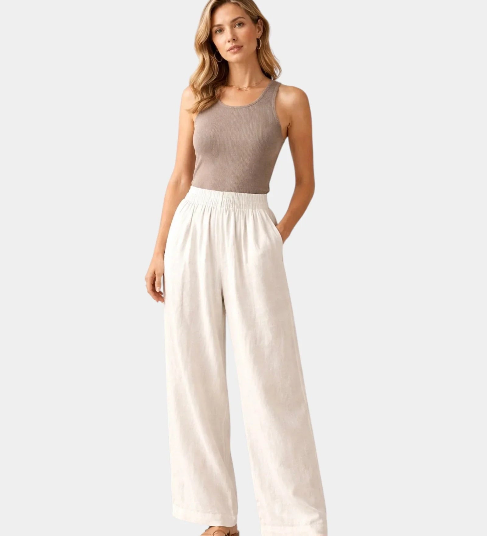 Alix | Cotton and Linen Pants
