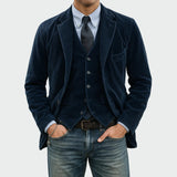 Tom - Complete 2-Piece Set: Blazer and Velvet Vest