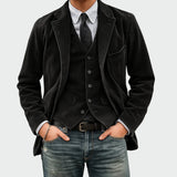 Tom - Complete 2-Piece Set: Blazer and Velvet Vest
