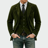 Tom - Complete 2-Piece Set: Blazer and Velvet Vest